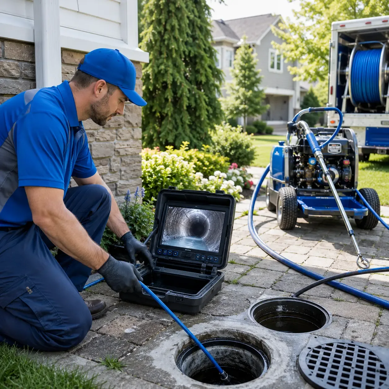 Outdoor drain cleaning professionals serving Lodi, WI